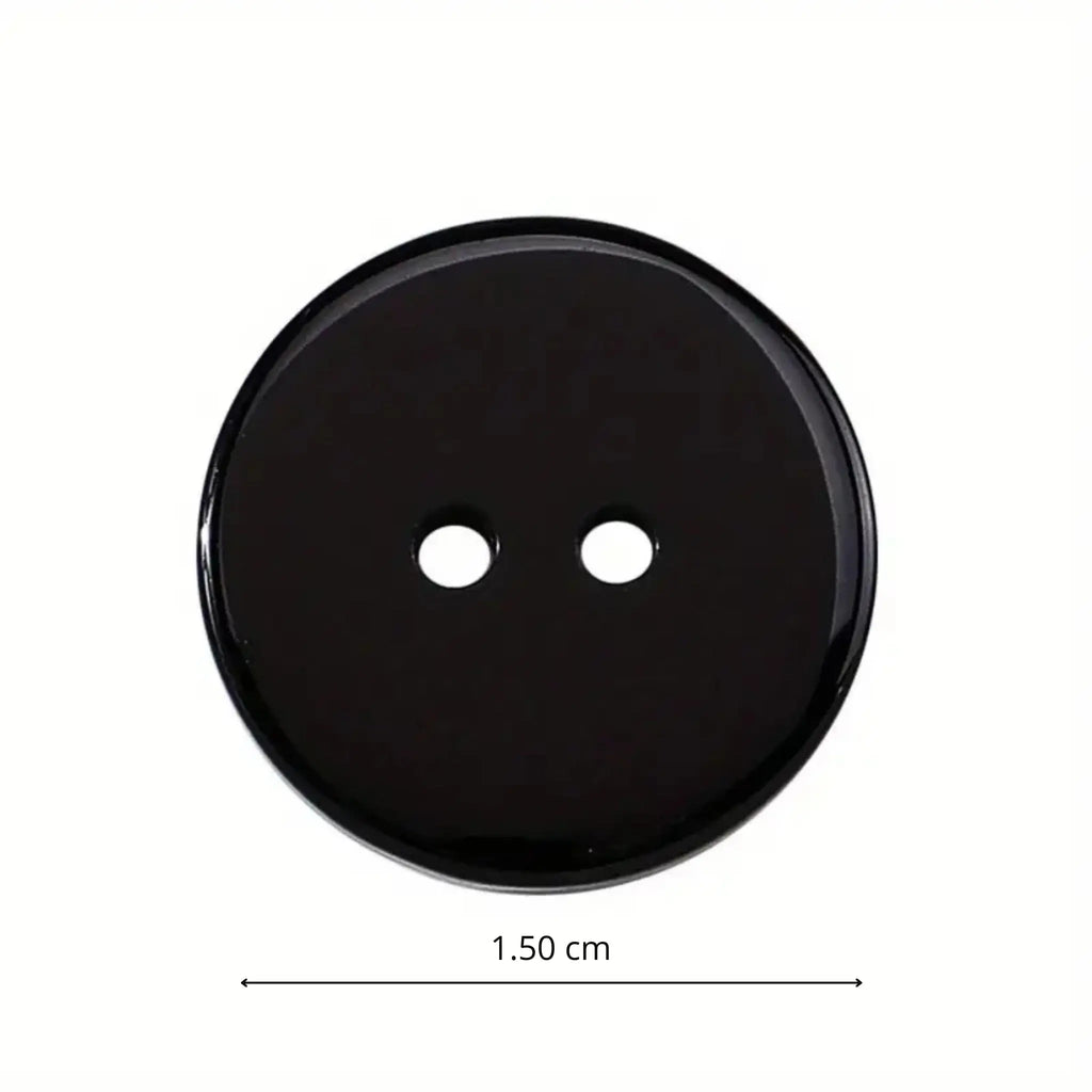 Lot 10 Boutons Résines 15 mm 2 Trous La Bobine Déjantée