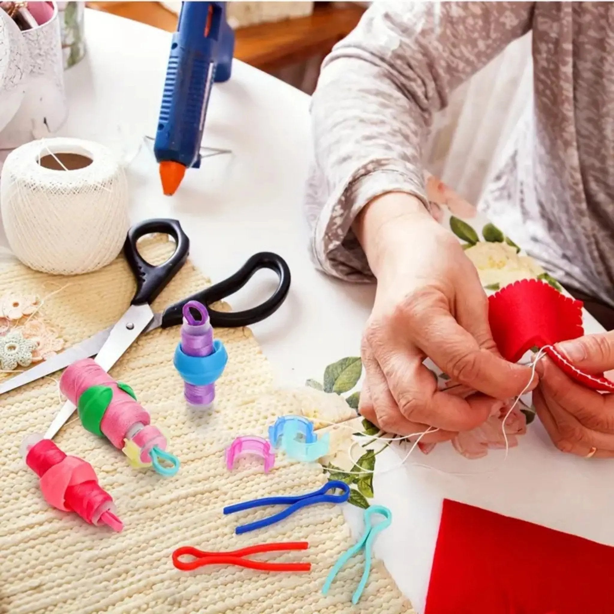 Lot de 12 Clips Bobines Canettes La Bobine Déjantée