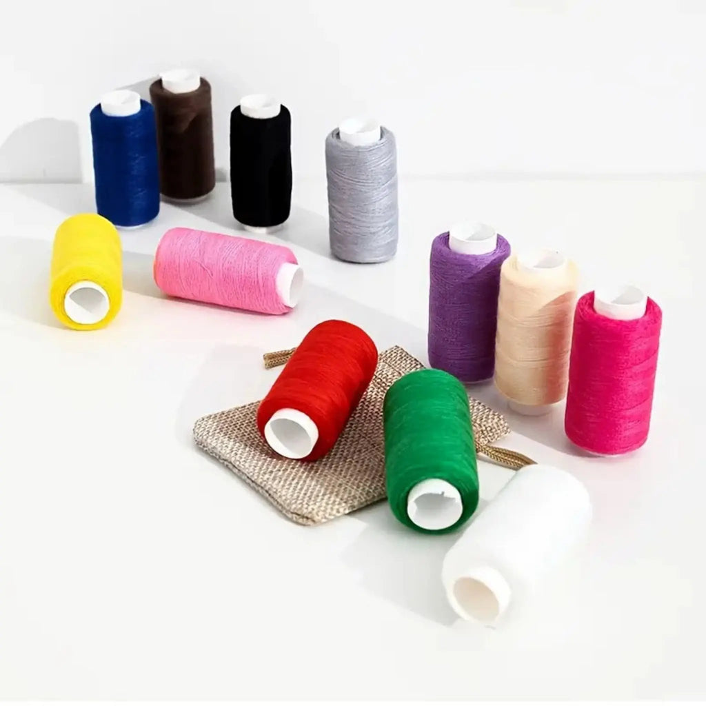 Lot de 12 bobines de fil couture La Bobine Déjantée