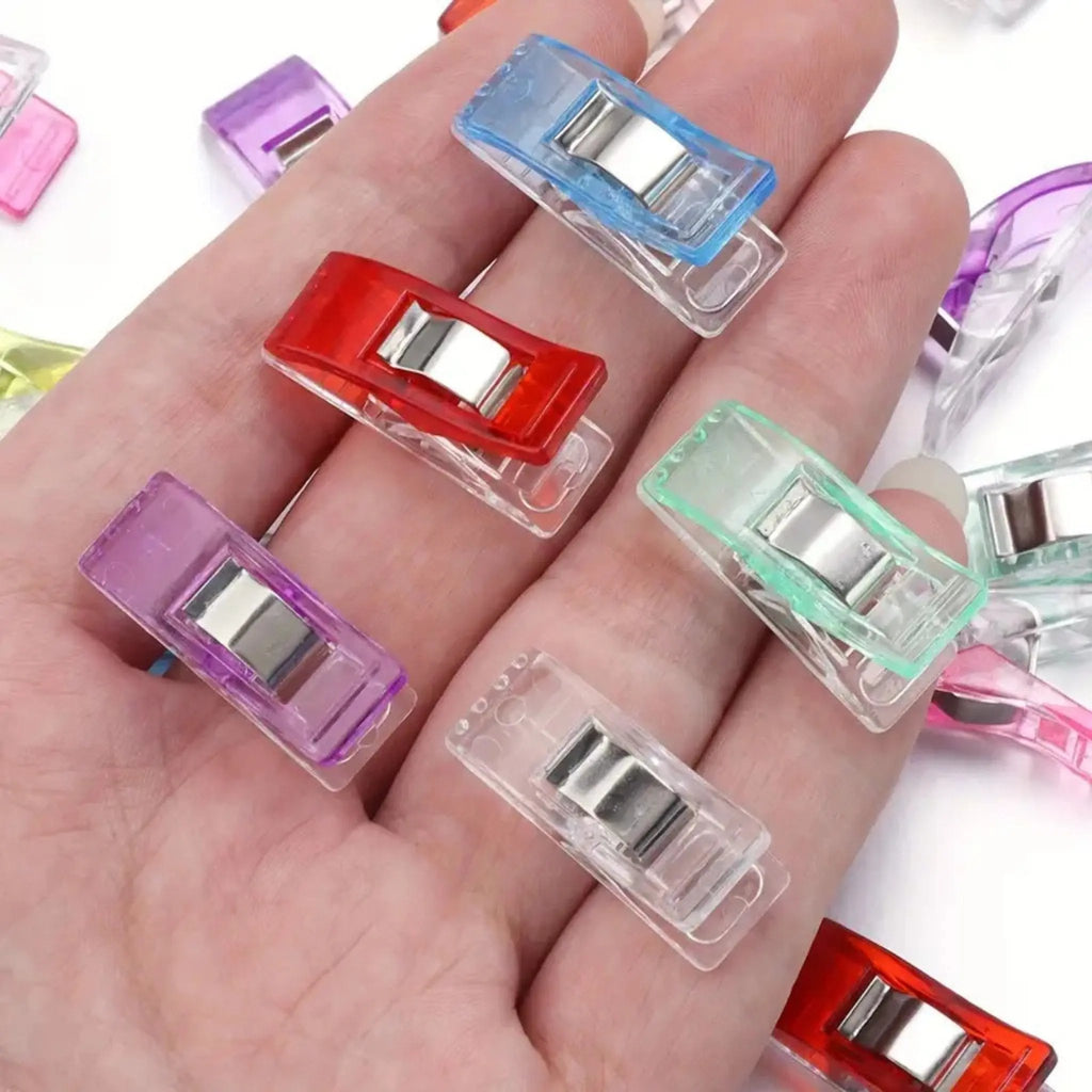 20 Clips/Pinces Couture Colorées La Bobine Déjantée