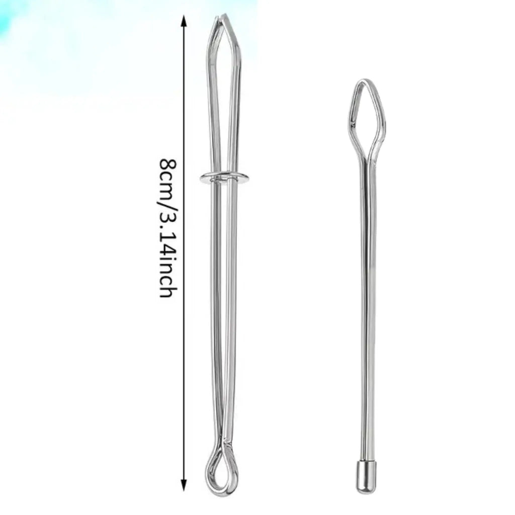 Lot de 2 passe-lacets en métal La Bobine Déjantée